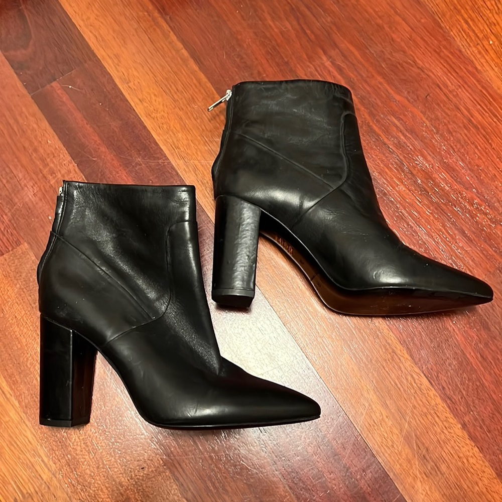 IRO black leather boot size 38